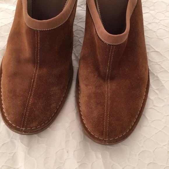 Cole Haan suede/wood slip on wedges - Picture 6 of 6